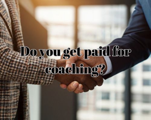 a professional and a coach shaking after payment