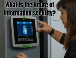 a personnel doing a biometric authentication
