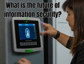 a personnel doing a biometric authentication