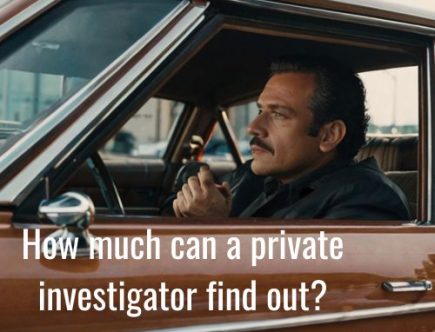 a private investigator finding out something
