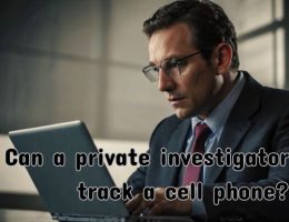 a private investigator tracking a phone