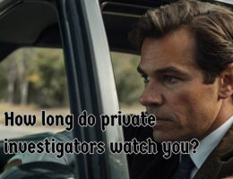 a private investigator watching for a long time