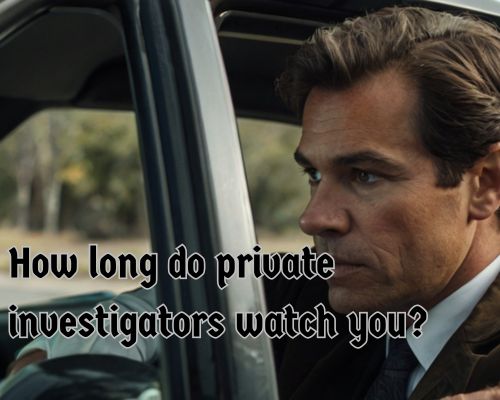 a private investigator watching for a long time
