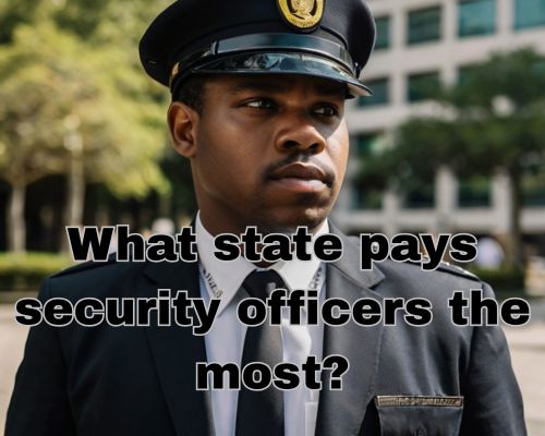 a well paid security guard