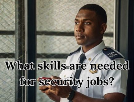 a skilled security worker