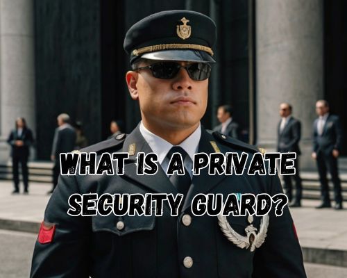Bodyguard on watch, fully focused.